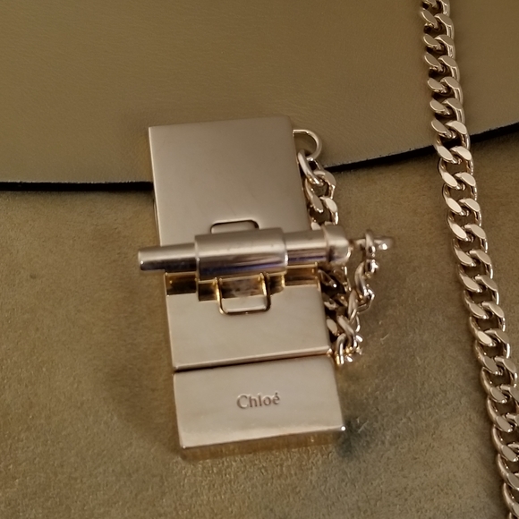 Lovely Auth  CHLOE Drew small Crossbody Leather and suede bag - Picture 8 of 16